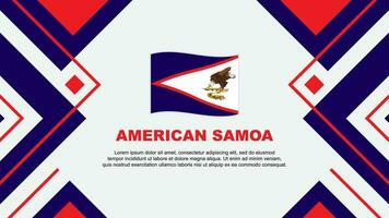 Amerikaans Samoa vlag abstract achtergrond ontwerp sjabloon. Amerikaans Samoa onafhankelijkheid dag banier behang vector illustratie. Amerikaans Samoa illustratie