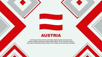 Oostenrijk vlag abstract achtergrond ontwerp sjabloon. Oostenrijk onafhankelijkheid dag banier behang vector illustratie. Oostenrijk onafhankelijkheid dag