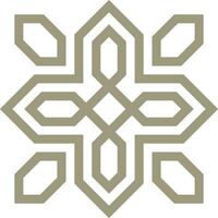 vector mandala een gemakkelijk ontwerp met Arabisch patroon