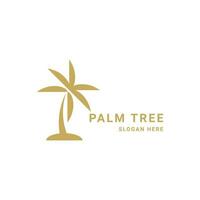 palm boom vector logo concept ontwerp idee