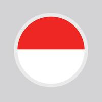 vlag van Indonesië icoon vector