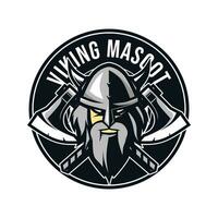 viking vector mascotte logo sjabloon