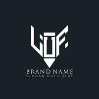 luf abstract brief logo. luf creatief monogram initialen brief logo concept. luf uniek modern vlak abstract vector brief logo ontwerp.