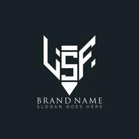 lsf abstract brief logo. lsf creatief monogram initialen brief logo concept. lsf uniek modern vlak abstract vector brief logo ontwerp.