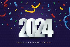 gelukkig nieuw jaar 2023 plein sjabloon met 3d hangende nummer. groet concept voor 2023 nieuw jaar viering vector