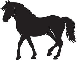 paard vector silhouet illustratie 3