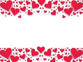 Valentijnsdag dag rood liefde achtergrond vector