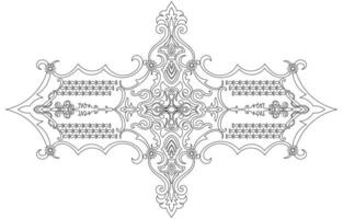 tapijt componenten. zwart strepen. tapijt oosters ornament met bloemen motieven. Indisch ontwerp element voor henna- tatoeëren, volwassen kleur boek, groet kaart, bruiloft uitnodiging of spa schoonheid folder. vector