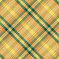 tartan geruite patroon met textuur en retro kleur. vector