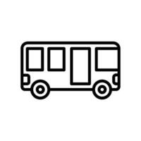 bus icoon vector ontwerp sjabloon gemakkelijk en modern