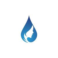 waterdruppel logo sjabloon vector