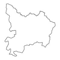 haut uele provincie kaart, administratief divisie van democratisch republiek van de Congo. vector illustratie.