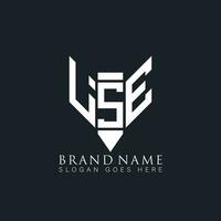 lse abstract brief logo. lse creatief monogram initialen brief logo concept. lse uniek modern vlak abstract vector brief logo ontwerp.