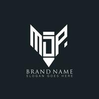 mdp abstract brief logo. mdp creatief monogram initialen brief logo concept. mdp uniek modern vlak abstract vector brief logo ontwerp.