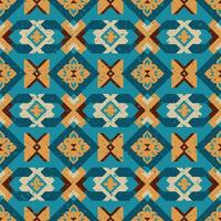 meetkundig ikat patroon. diamant vorm geven aan. volk ornament. ikkat. etnisch ikat patroon. abstract mooi kunst. tribal etnisch textuur. vector