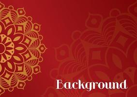 mandala gouden achtergrond vector gratis