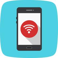 Wifi mobiele applicatie Vector Icon