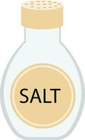 zout shaker, illustratie, vector Aan wit achtergrond