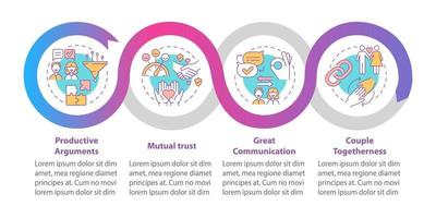 geweldige communicatie vector infographic sjabloon