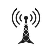 antenne icoon. uitzending, zender. vector illustratie