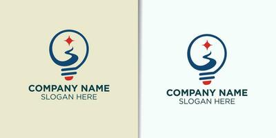 slim energie logo ontwerp vector