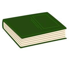 boek voor lezing. literatuur, woordenboeken, encyclopedieën, planners met bladwijzers. leerboek voor onderwijs. gekleurde vlak vector illustratie geïsoleerd Aan wit achtergrond