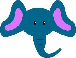 baby olifant met romp vector of kleur illustratie