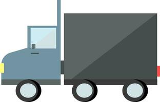 een reclame vervoer vrachtauto vector of kleur illustratie