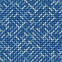 mooi naadloos oud blauw metaballs patroon vector