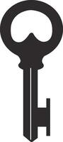 sleutel icoon in modieus vlak stijl geïsoleerd Aan gebruik voor Open sloten sleutel symbool voor uw apps en website ontwerp, logo, ui. vector