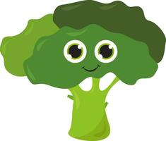 baby broccoli, illustratie, vector Aan wit achtergrond