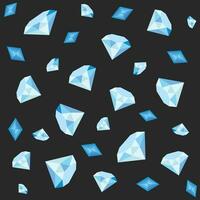 diamanten in patroon vector illustratie
