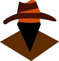 een cowboy hoed vector of kleur illustratie