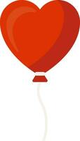 hart ballon, vector of kleur illustratie.