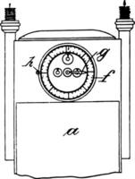 algemeen doel meter wijnoogst illustratie. vector