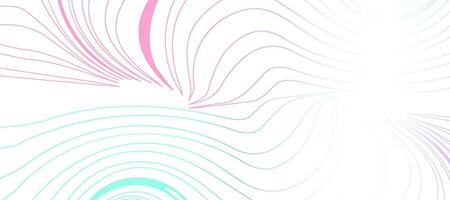abstract vloeiende kleurrijk roze groen helling golvend lijnen achtergrond vector