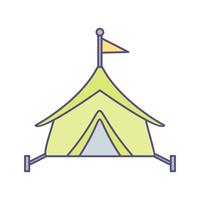 Tent Vector pictogram