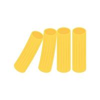 penne noodle vector. penne noedels. macaroni. vector