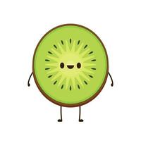 kiwi karakter ontwerp. kiwi Aan wit achtergrond. kiwi vector. vector