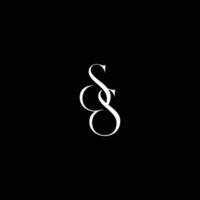 ss in elegant logo vector