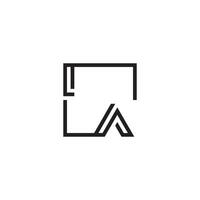 IA futuristische in lijn concept met hoog kwaliteit logo ontwerp vector