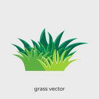 gras vector in vlak stijl single illustratie