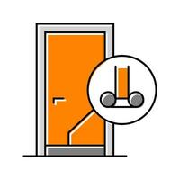 droogte stop garage gereedschap kleur icoon vector illustratie