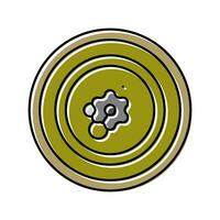 landmijn wapen oorlog kleur icoon vector illustratie