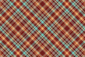 tartan geruite patroon met textuur en retro kleur. vector