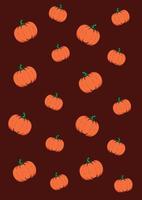 halloween pompoen achtergrond vector gratis