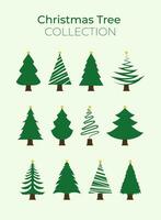 kerstboom collectie vector