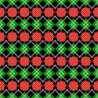 groen Wit en rood Schotse ruit plaid Schots naadloos patroon.textuur van plaid, tafelkleden, kleren, overhemden, jurken, papier, beddengoed, dekens en andere textiel producten. Kerstmis concept. vector