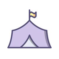 Tent Vector pictogram