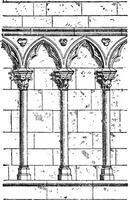 speelhal, wijnoogst gravure. vector